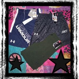 NWT~ YOUTH BOY'S SMALL UNDER ARMOUR SHORTS